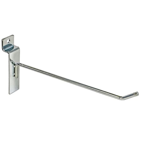 Azar Displays 6 Inch Metal Wire Slatwall Hook, 50PK SP866